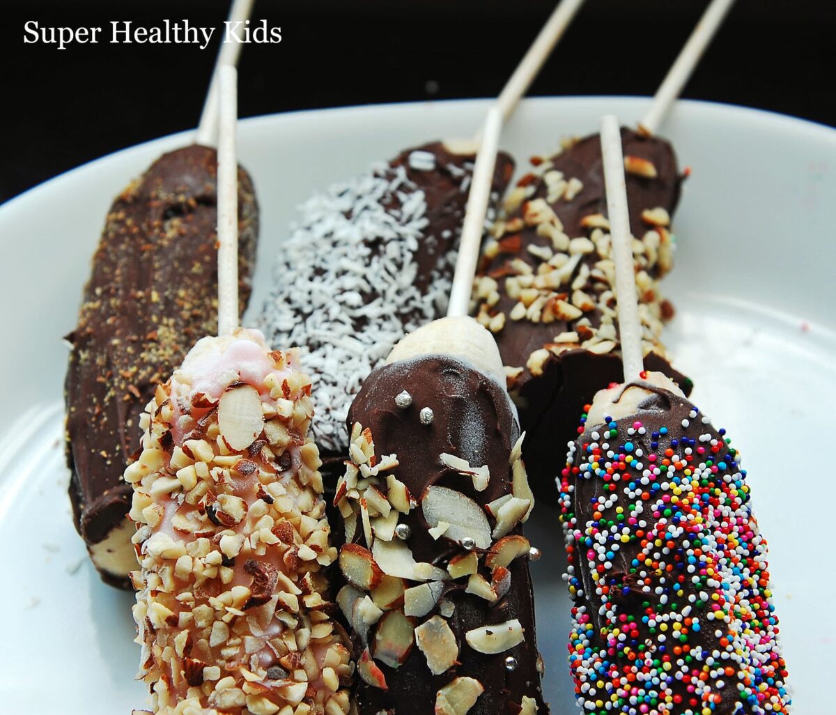 Frozen Chocolate Covered Bananas